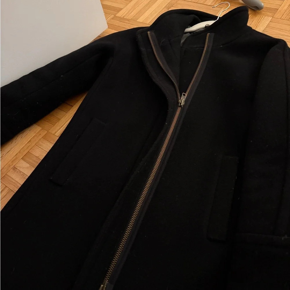 J. Crew Womens Black Trench Coat - Picture 3 of 4